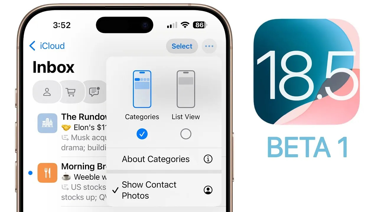 ios 18.5 update